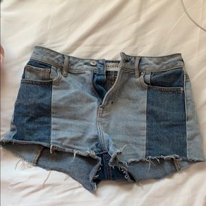PACSUN HIGH RISE SHORTS SZ 25